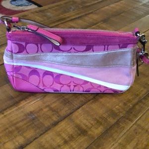 Hot Pink Small Coach Purse